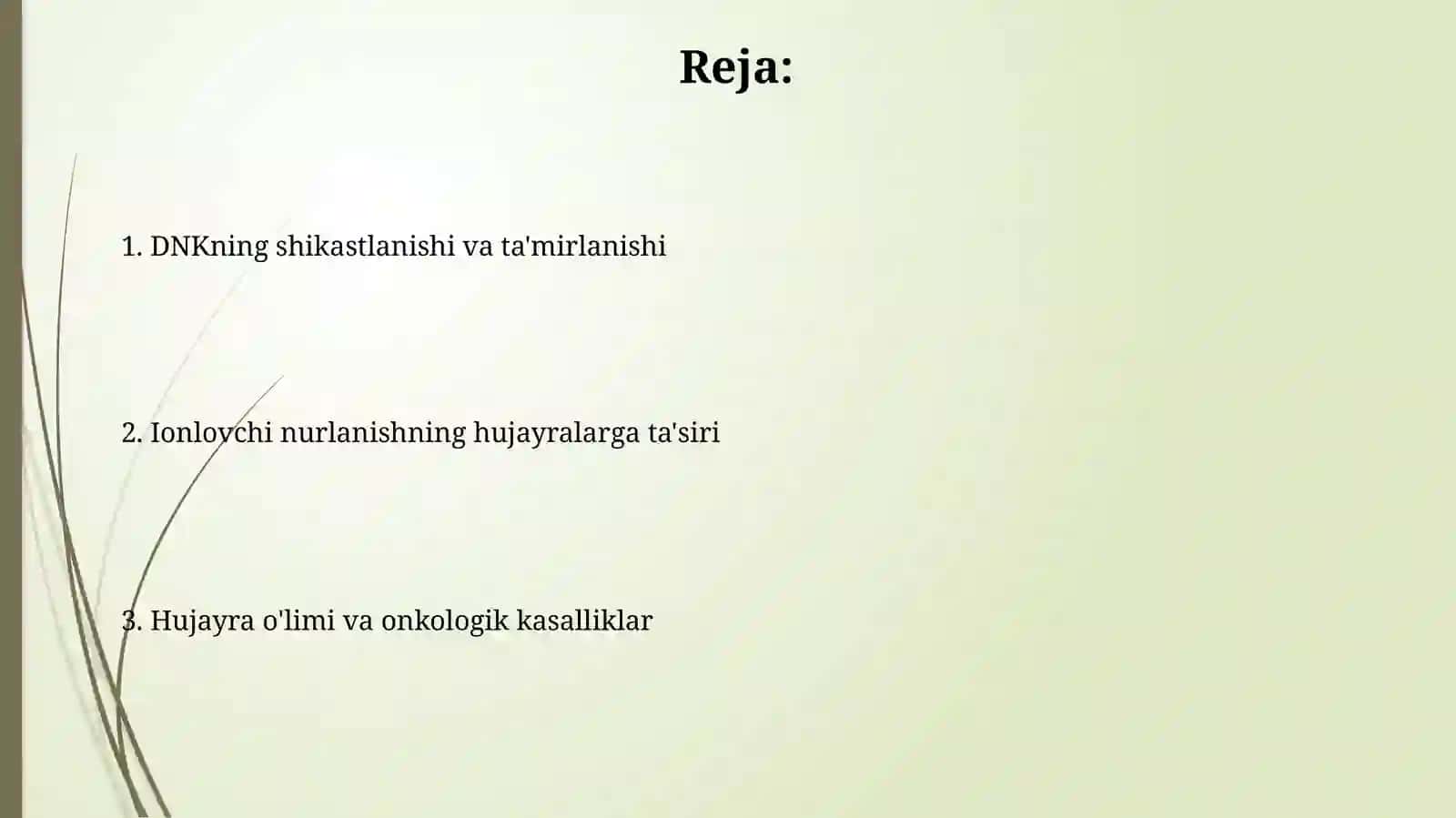 Ionlashtiruvchi nurlarnihujayragataʼsiri 2