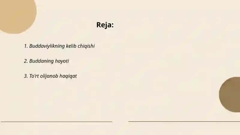 Buddaviylikning kelib chiqishi 2