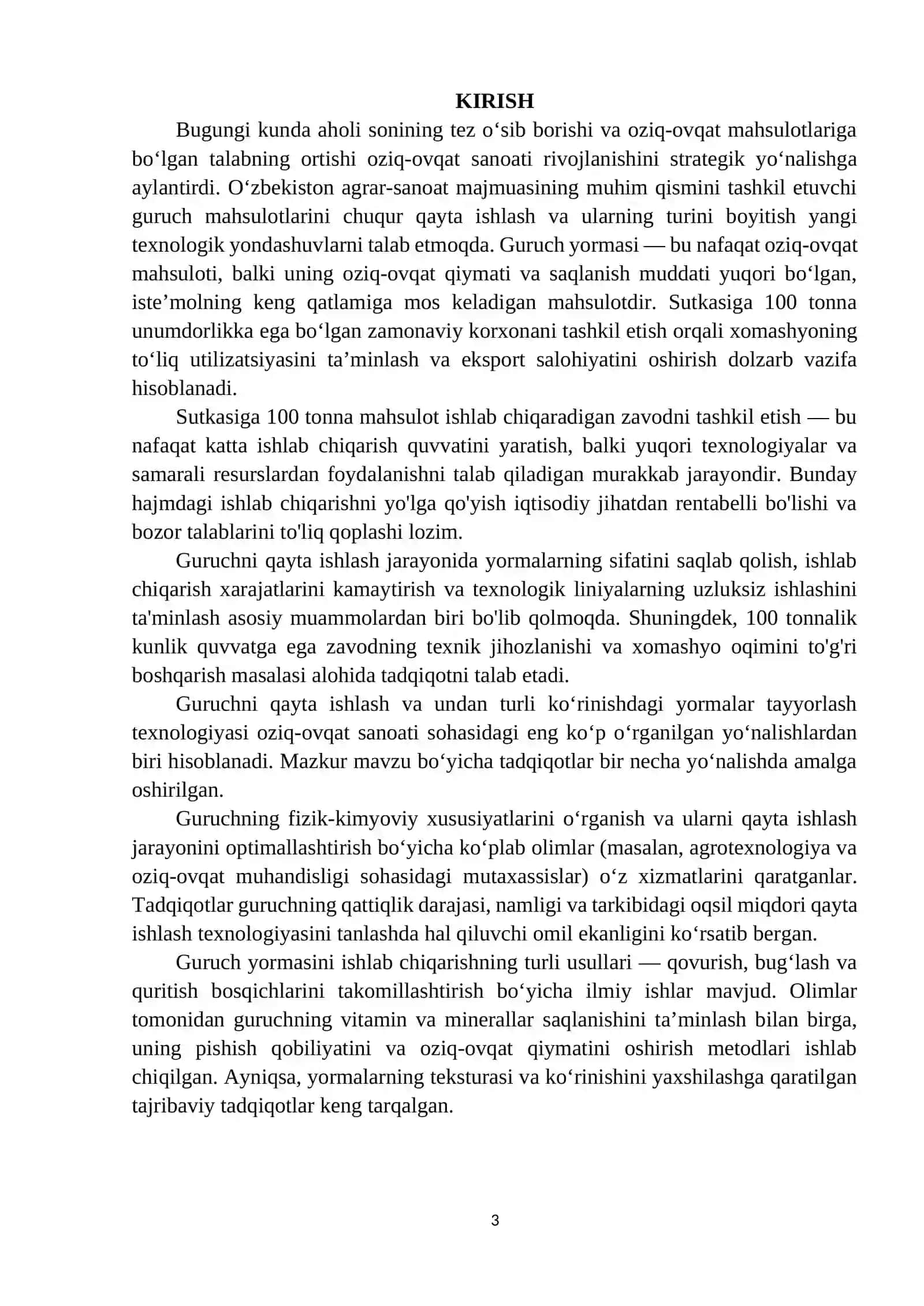 Sutkasiga 100 t/s unumdorlikdagi guruch yormasi ishlab chiqarish texnologiyasi 2