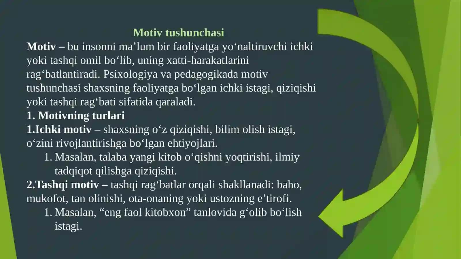 KUTUBXONA PEDAGOGIKASIDA TALABALARNI MOTIVLASHTIRISH VA FAOLLASHTIRISH 2