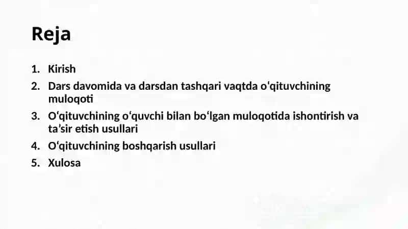 Demokratik jamiyatda o'qituvchi va o'quvchi munosabatida erkinlik tushunchasi 2