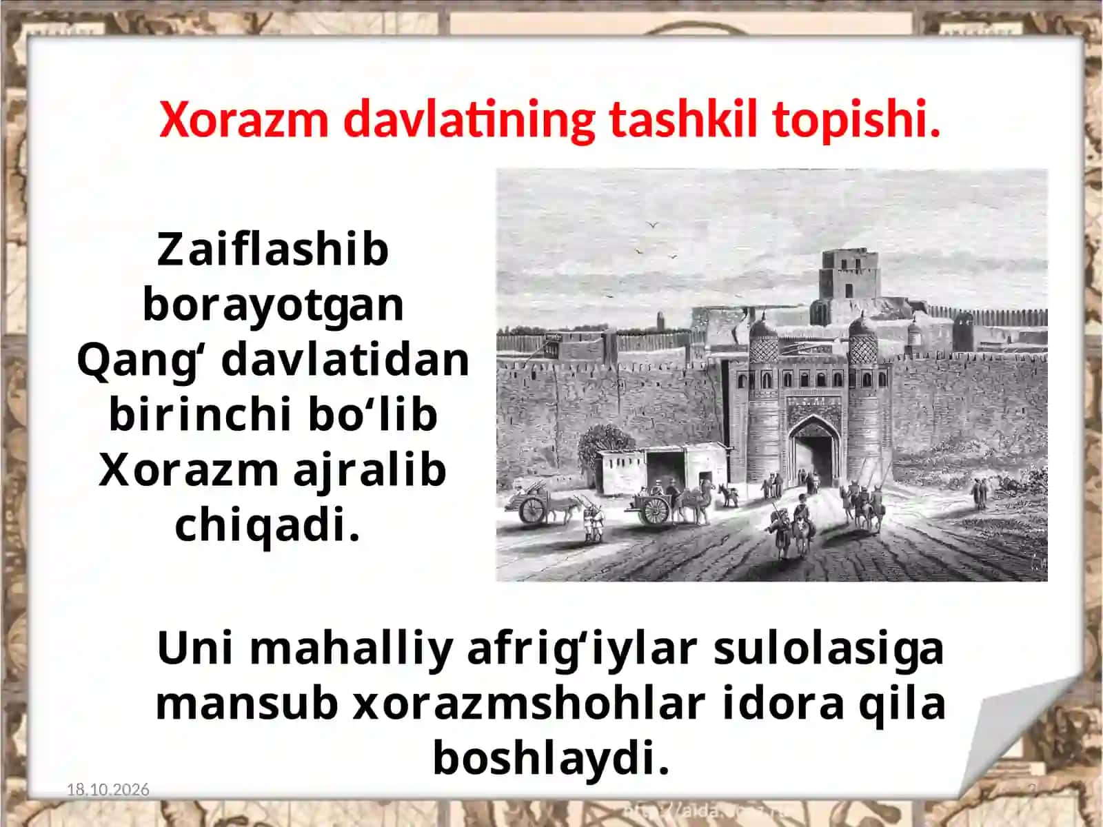 Xorazm Xioniylar Kidariylar davlatlari 2