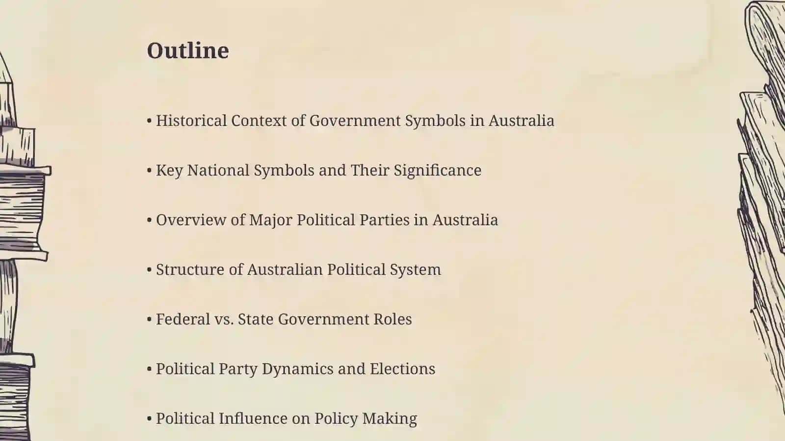 The Government state symbols Political Parties and education system of Australia 2