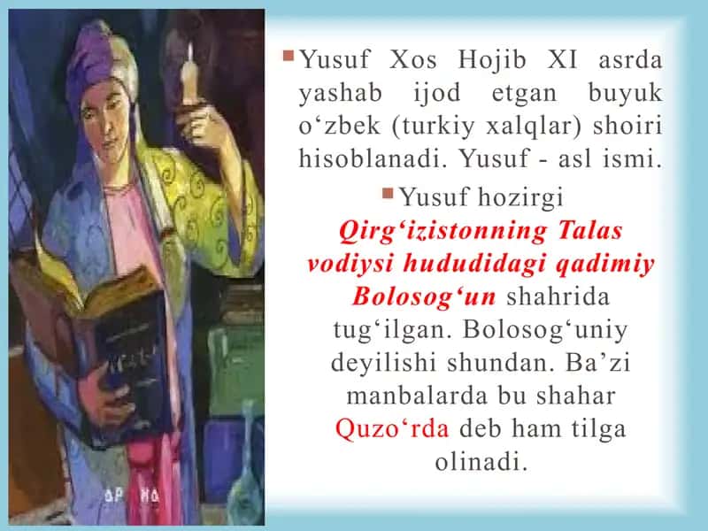 "Qutadg'u bilig" asari 2