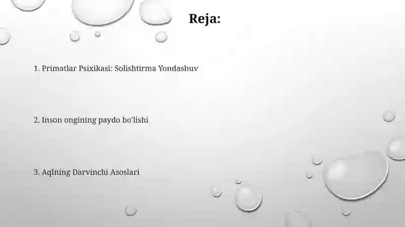 Psixkaning filogenetik taraqqiyoti 2