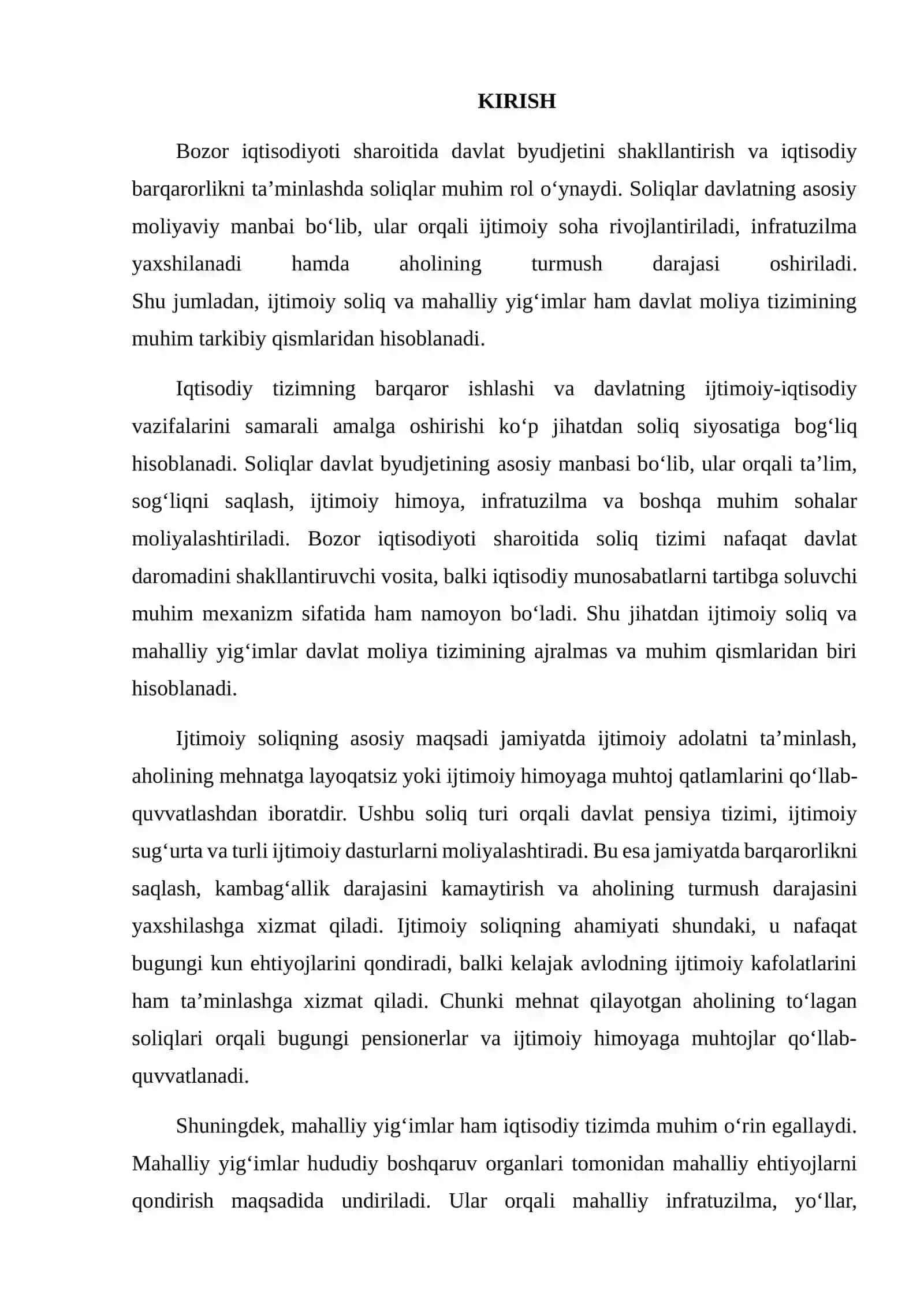 Ijtimoiy soliq va mahalliy yig‘imlar 2