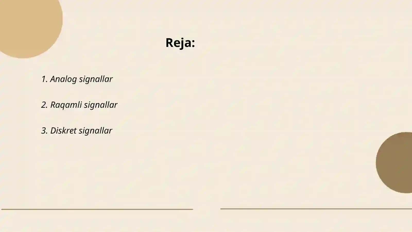 Analog signallar 2