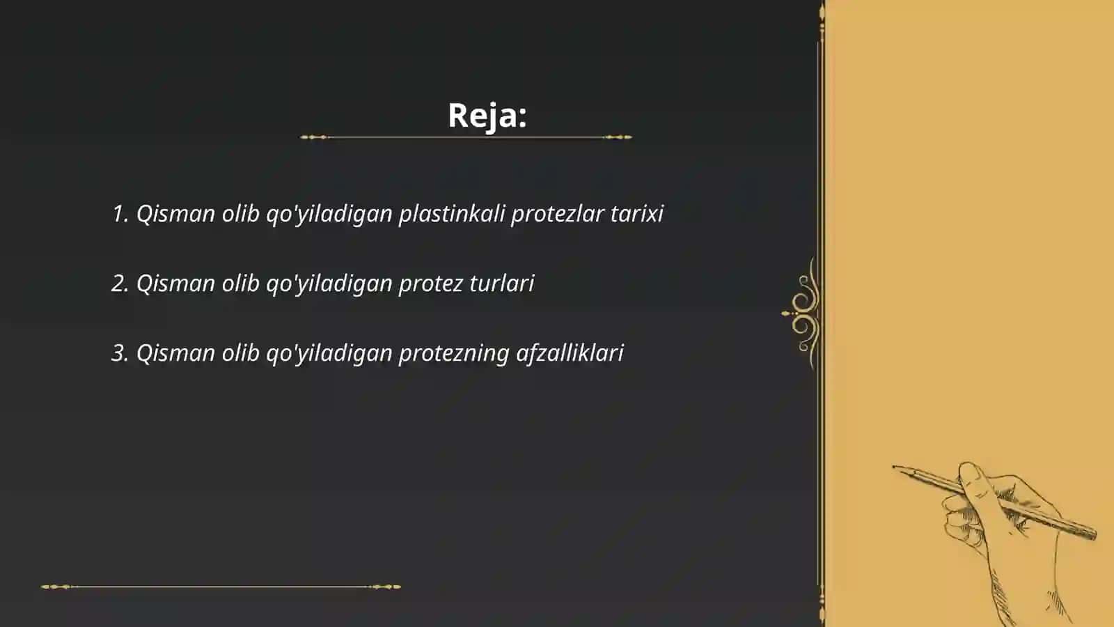Qisman olib qo'yiladigan plastinkali protezlar tarixi 2