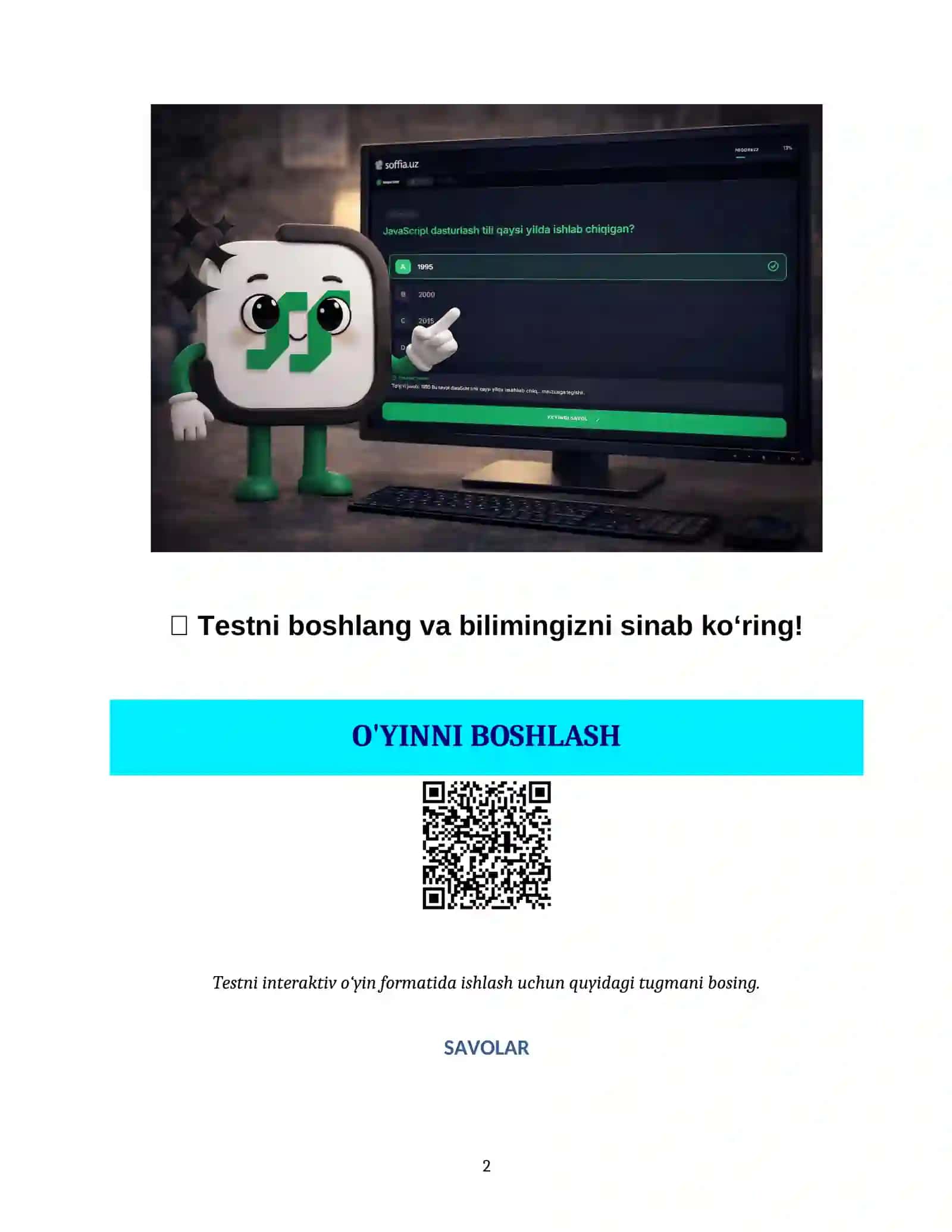 FAOLIYAT NATIJALARINI O‘RGANISH TEXNOLOGIYASI VA 2