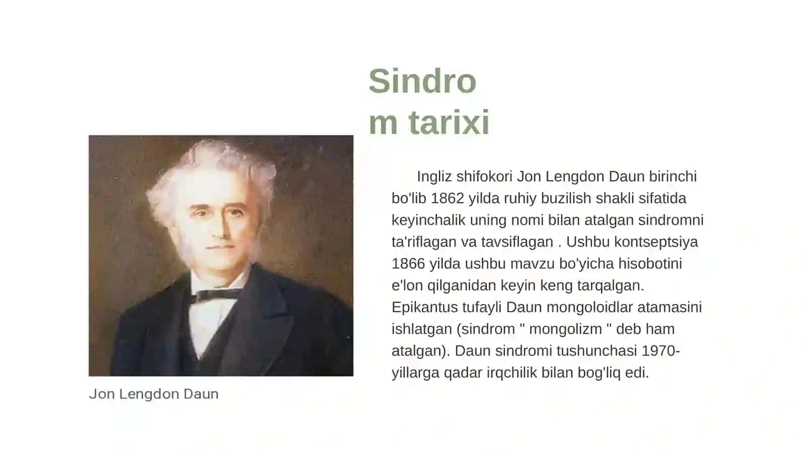 DAUN SINDROMI 2
