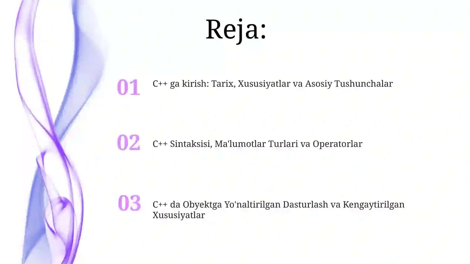 C++tilihaqida 2