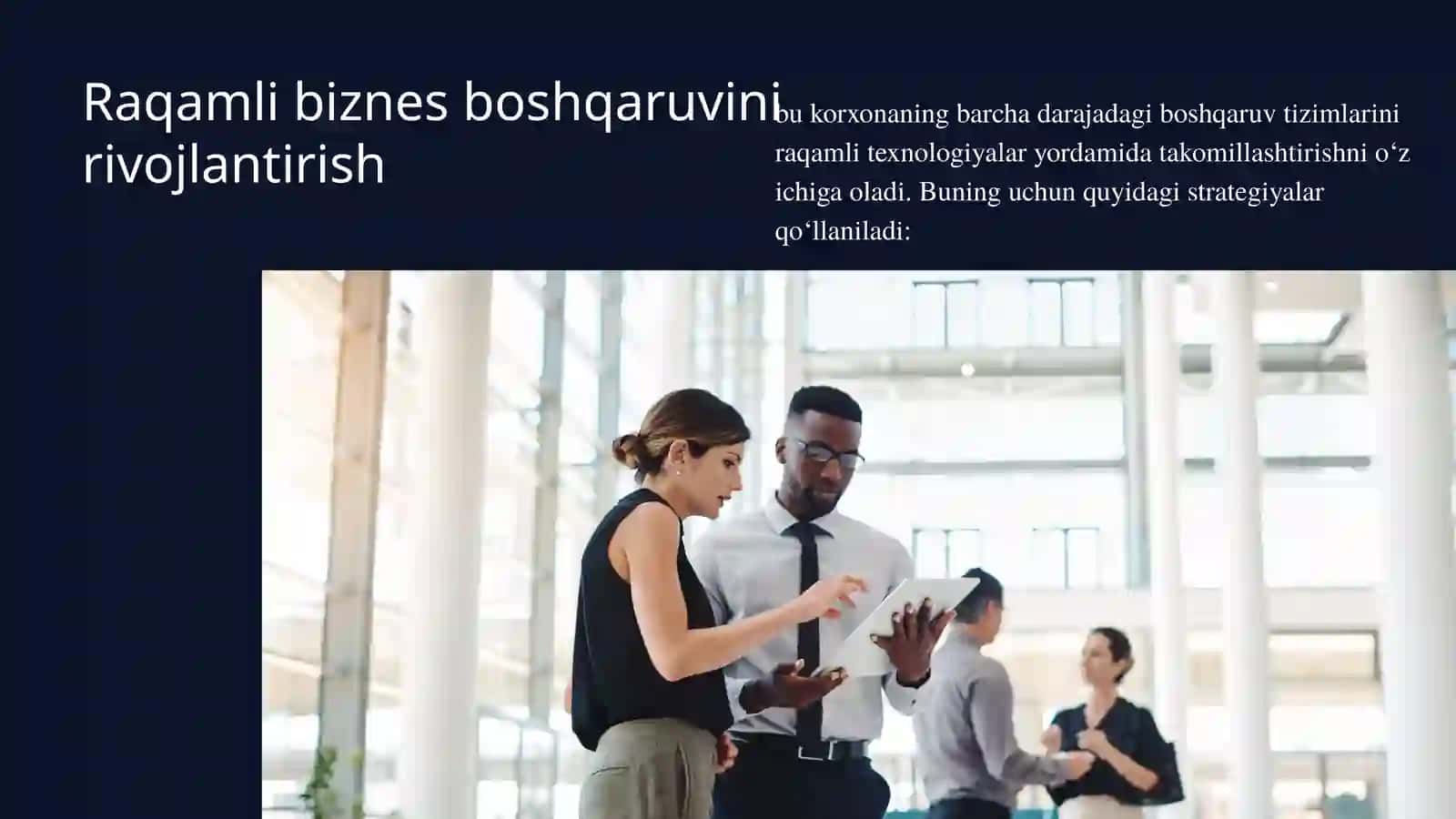 Raqamli Biznes Boshqaruvini Rivojlantirish 2