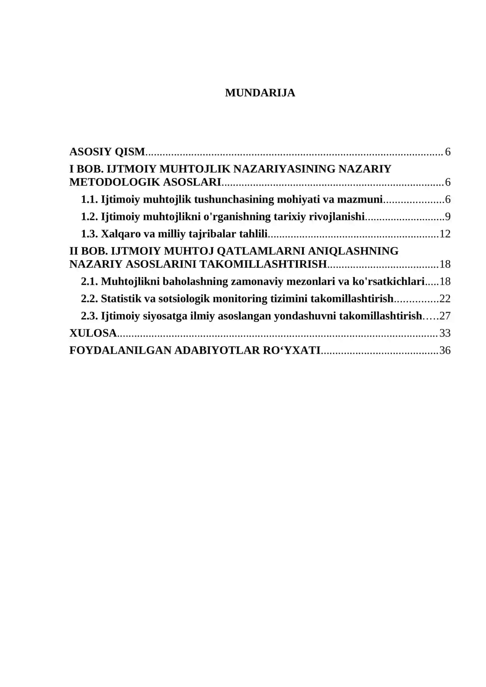 Aholining ijtimoiy jihatdan muhtoj qatlamlari 2