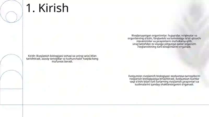 Rivojlanish Biologiyasi 2