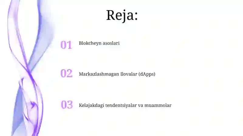 Blokcheyn texnologiyasi va undan foydalanish yo llari 2