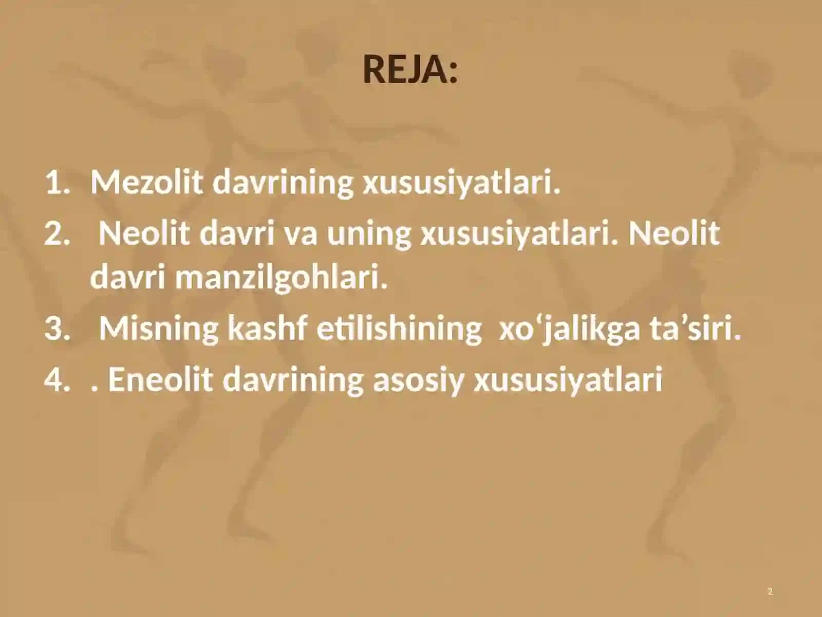 Mezolit Davri Tarixi 2