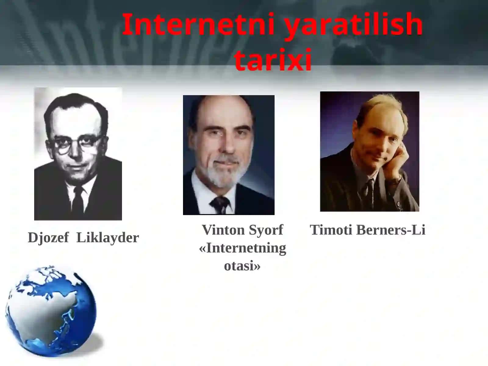 Global kompyuter tarmog`i 2