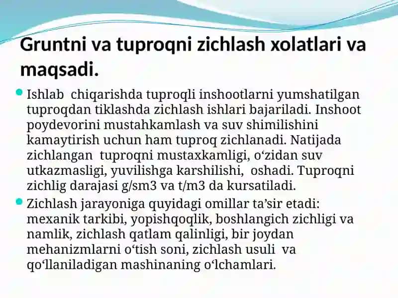 Zichlagichlar ishunumdorligi 2