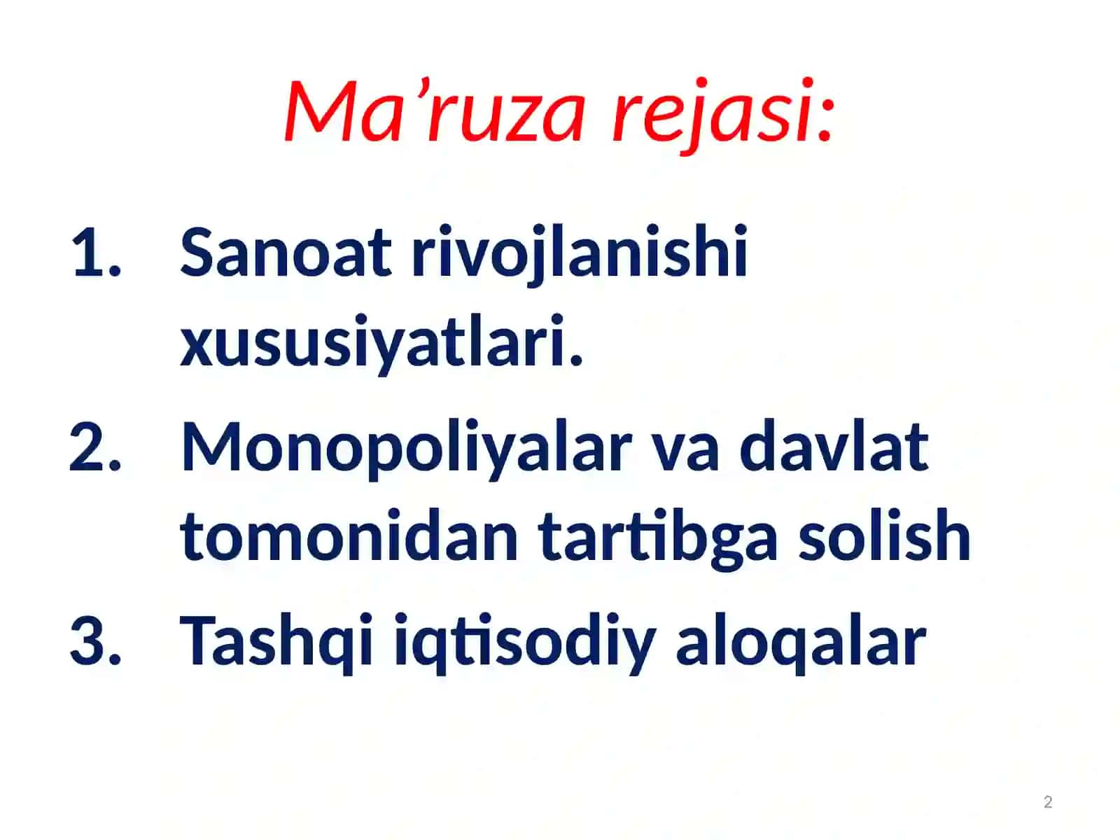 Angliyaning eng yangi iqtisodiy tarixi 2