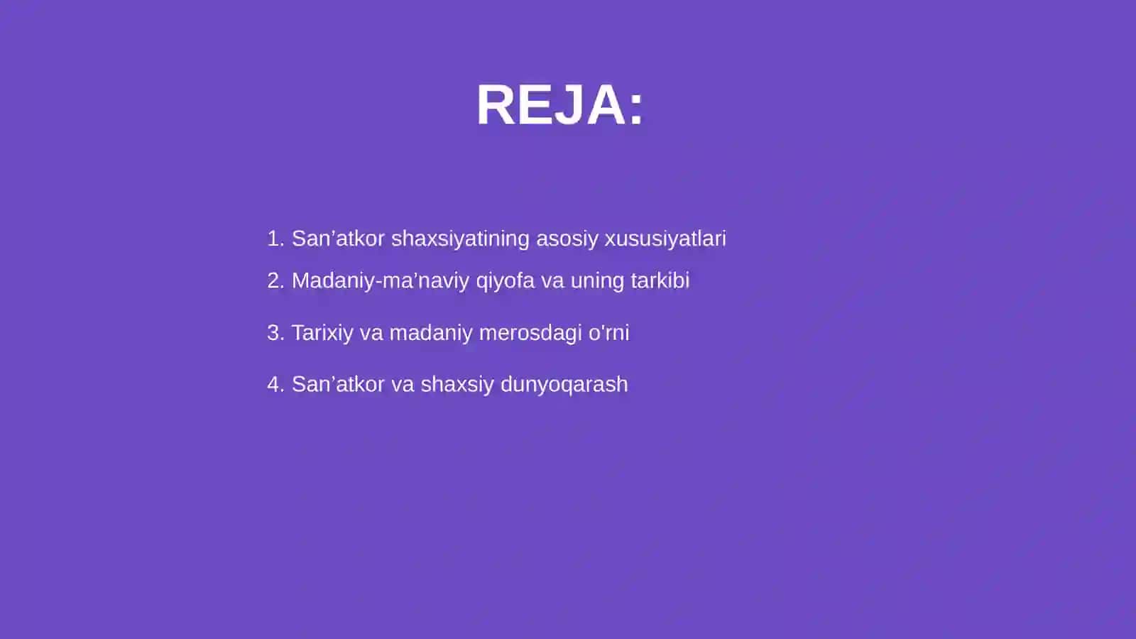 San’atkor shaxsiyati va uning madaniy-ma’naviy qiyofasi 2
