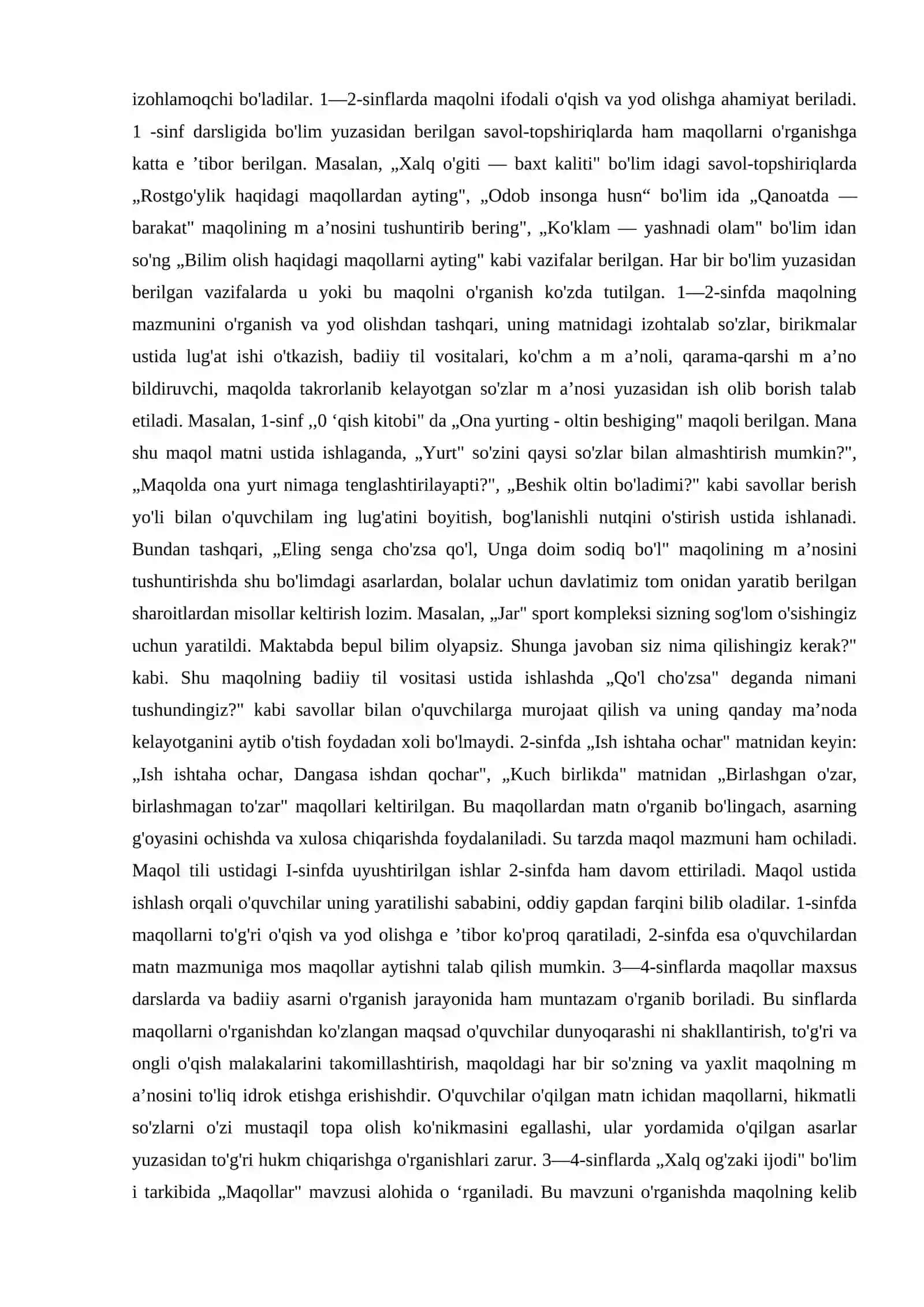 Doston janridagi asarlarni o‘qitish mеtodikasi 2