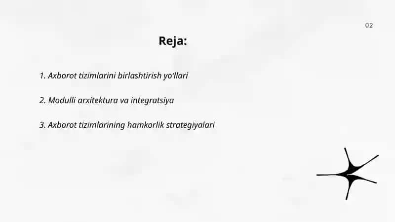 Integrasiyalashuviga ko'ra axborot tizimining sinflari 2
