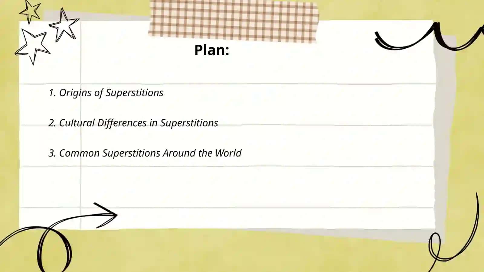 Superstitions and beliefs 2