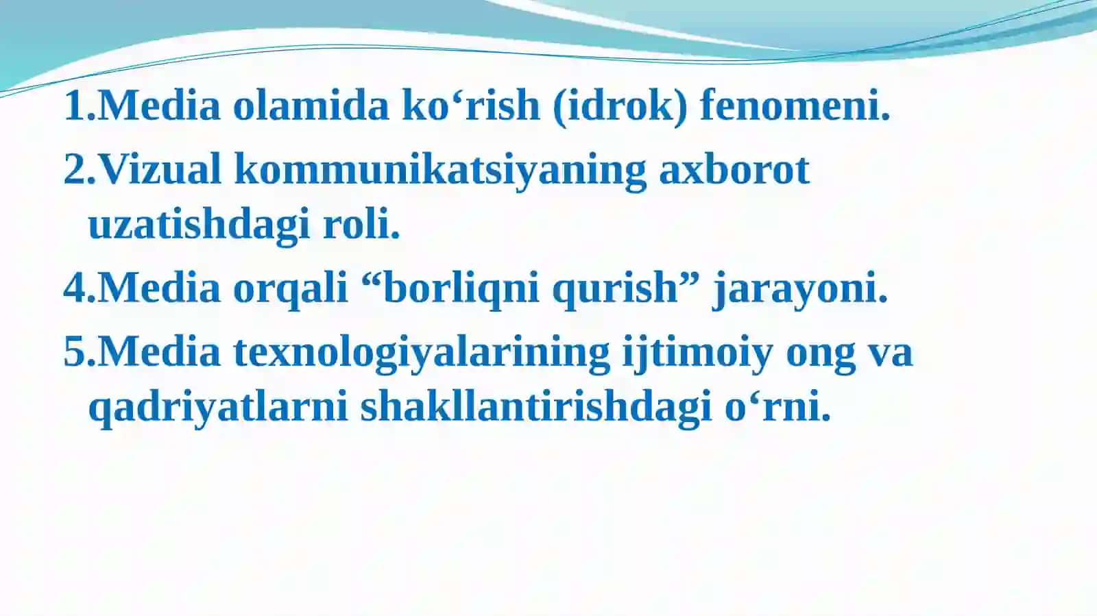Jamiyat axborotlashuvining falsafiy asoslari. Jamiyatni axborotlashtirish jarayonlari.mak 2