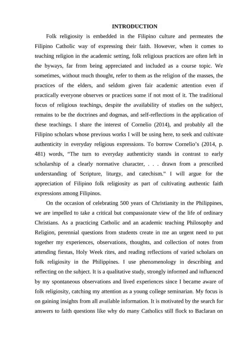 FOLK CATHOLICISM 2
