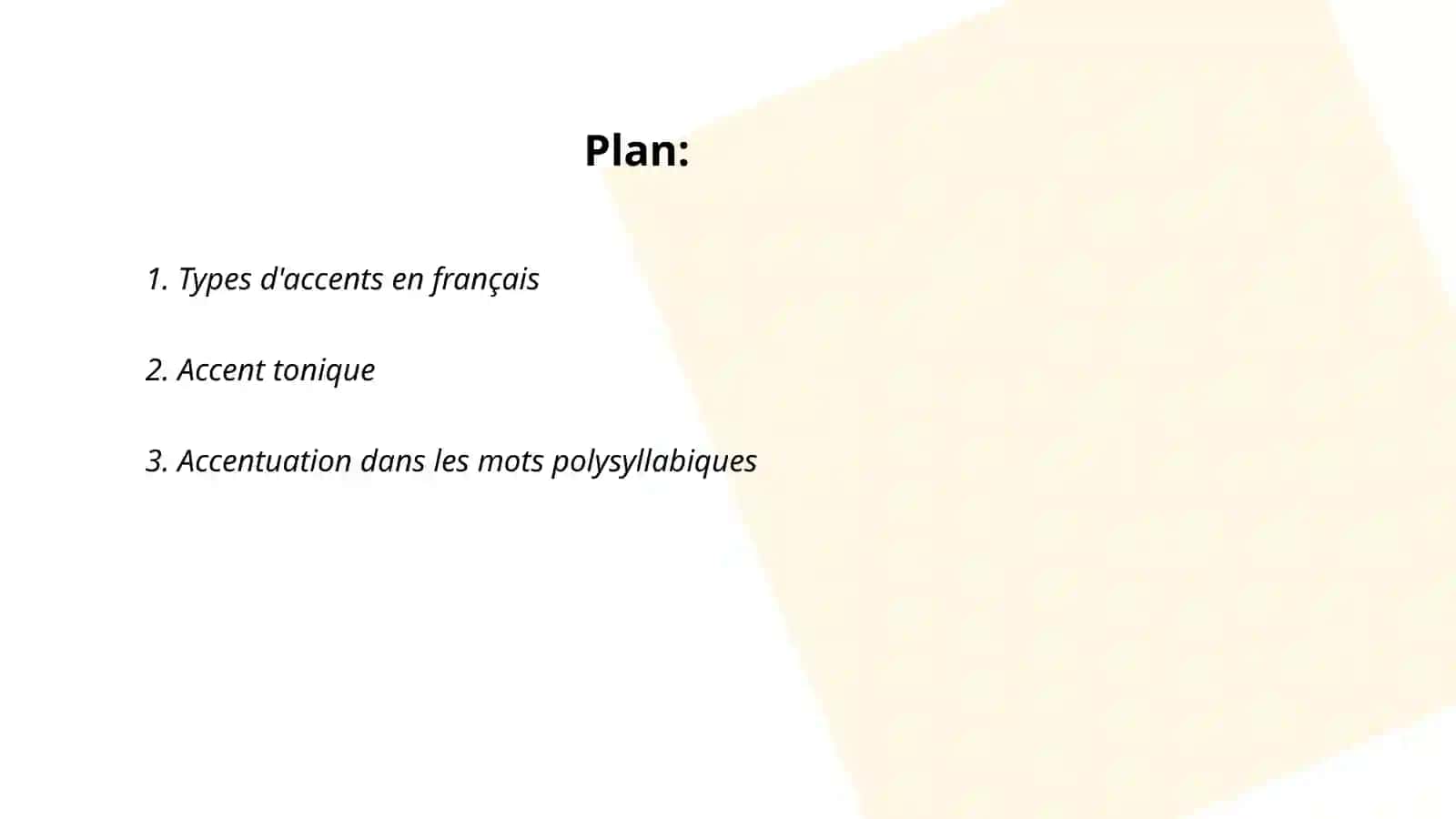 La nature de l’accent en français 2