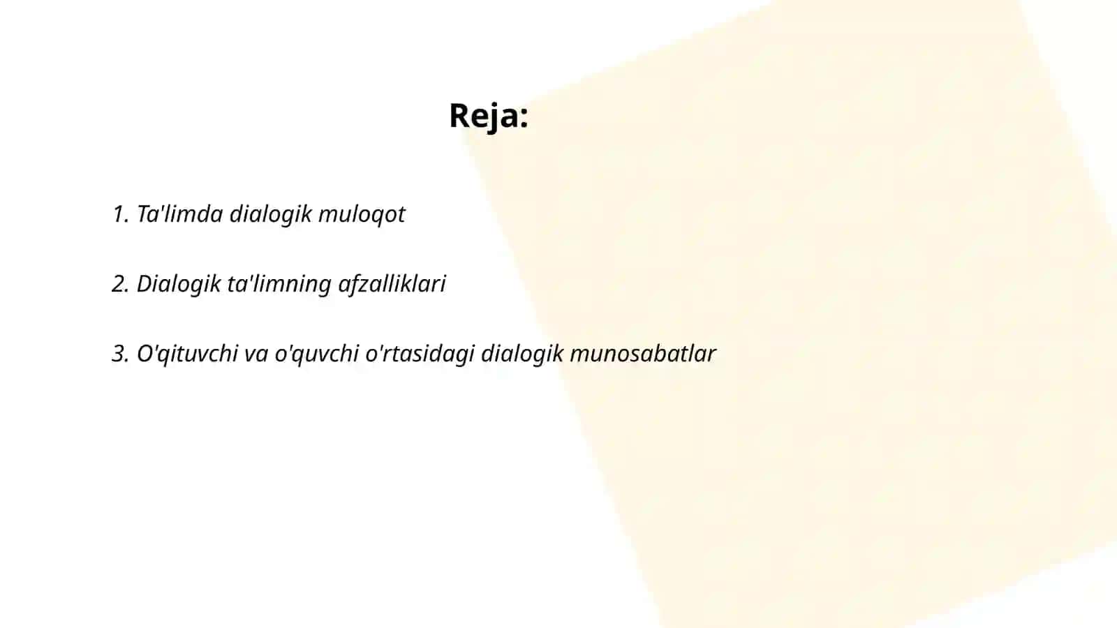 Ta'limda dialogik muloqot 2
