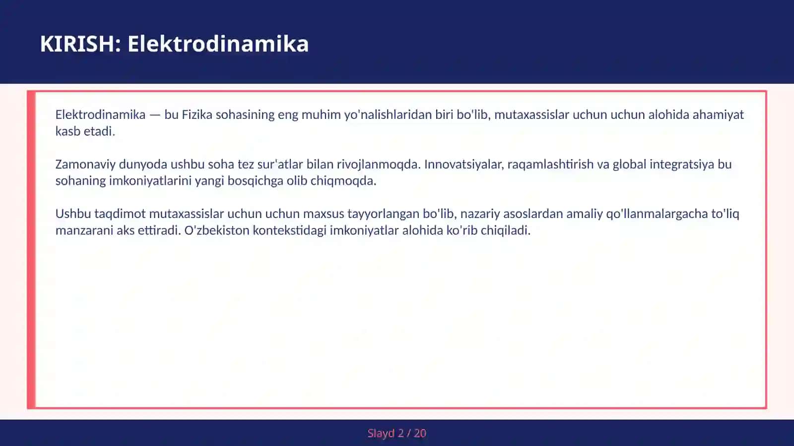 Elektrodinamika 2