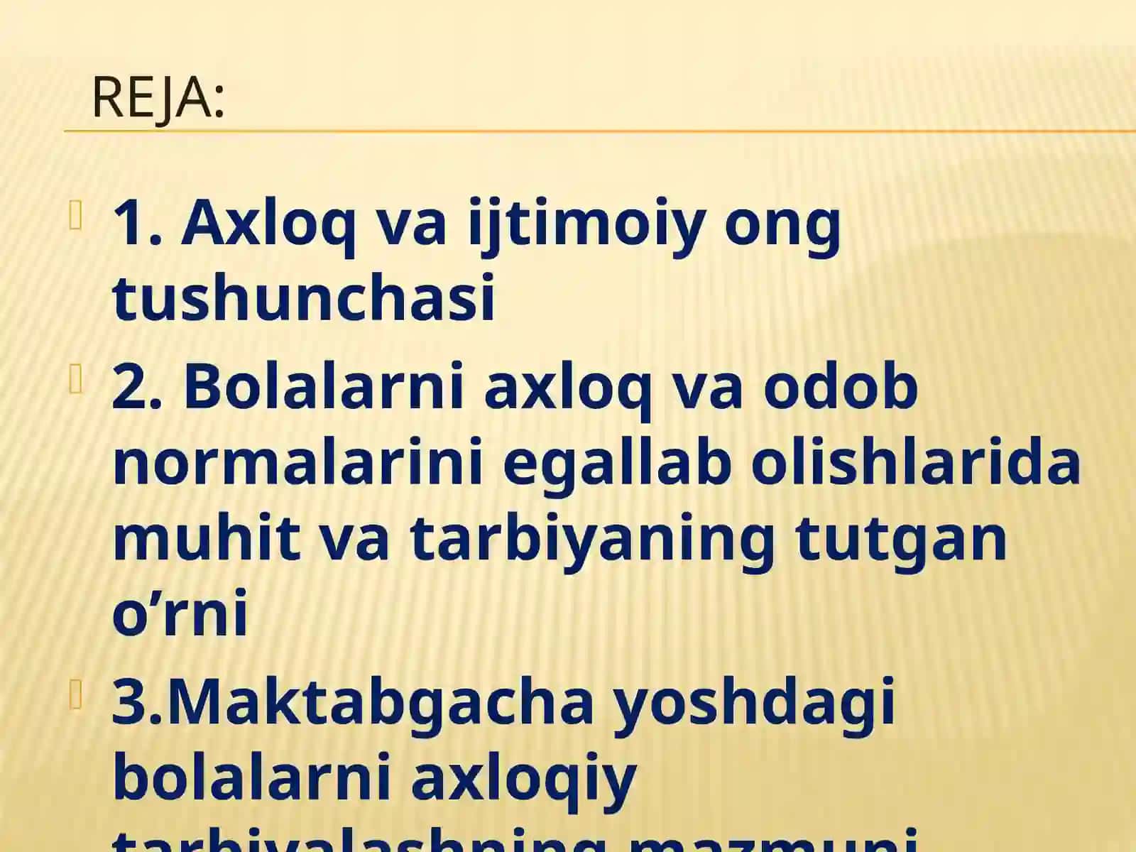MTM da Axloqiy va ijtimoiy xulq-atvorasoslarini shakllantirish 2