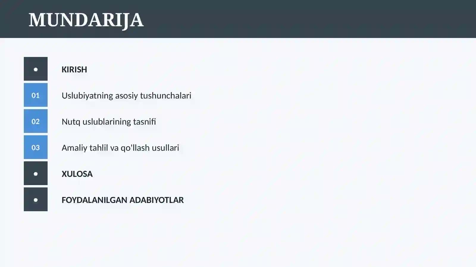 USLUBIYAT HAQIDA UMUMIY MA’LUMOT VA NUTQ USLUBLARI 2