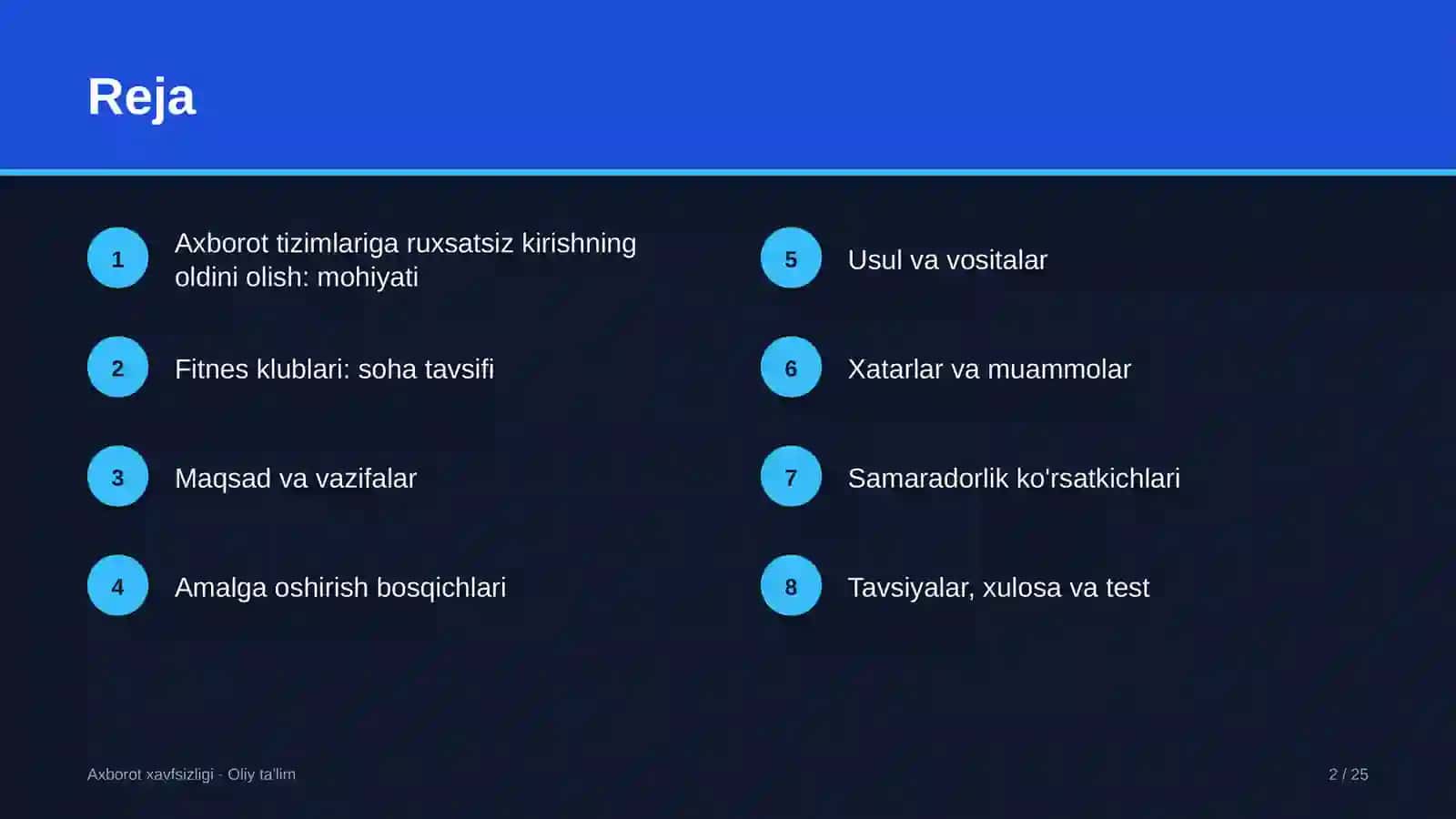 fitnes klublarida axborot tizimlariga ruxsatsiz kirishning oldini olish 6380 2