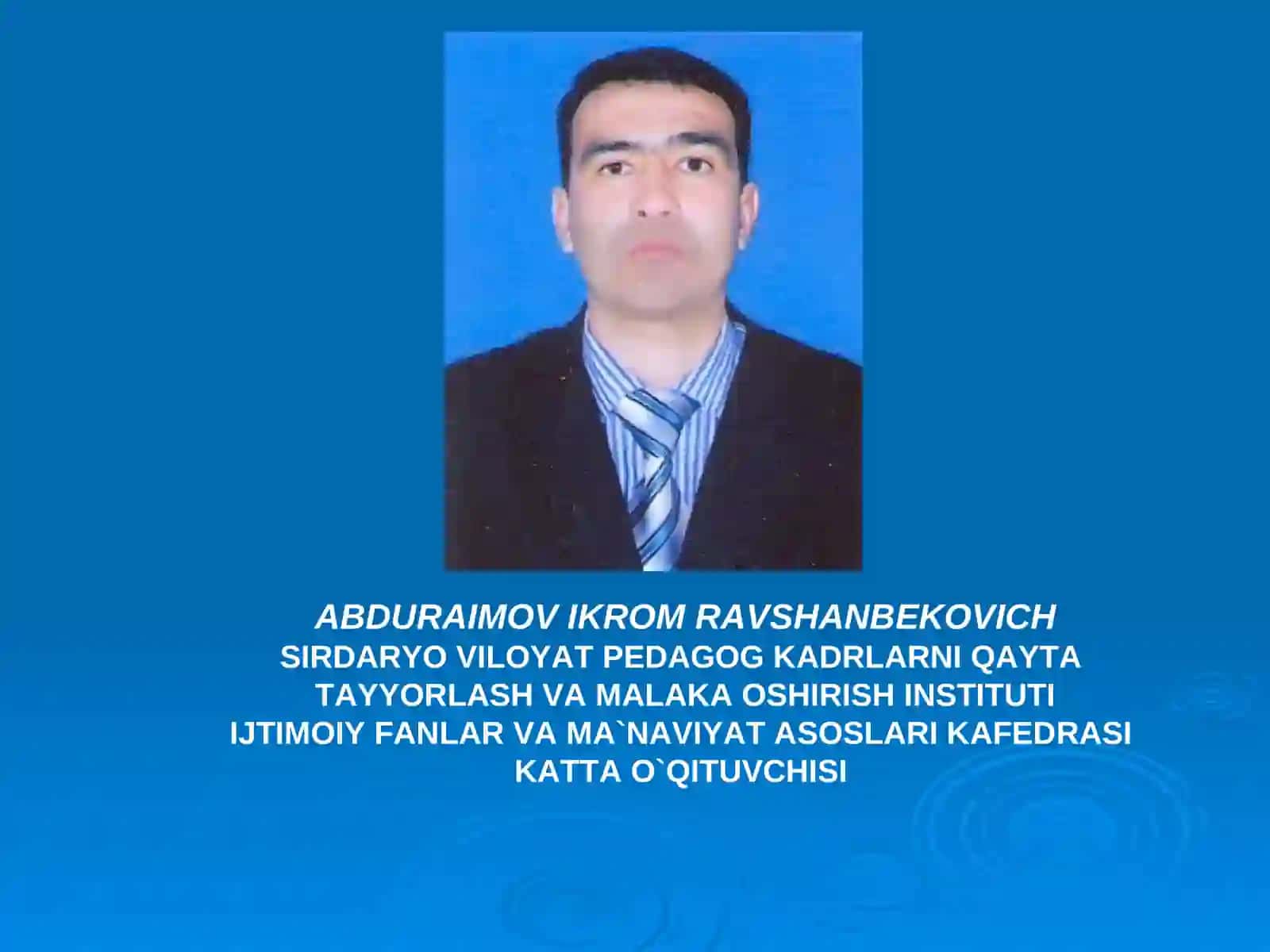"“Oila jamiyatning buguni va ertasi negizidir” mavzusidagi DARS ISHLANMASI" 2