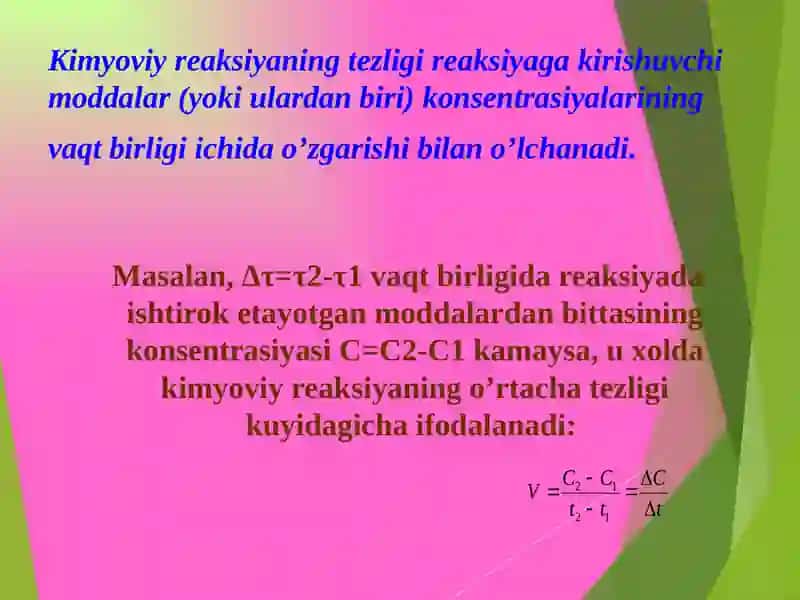 Kimyoviy muvozanat 2