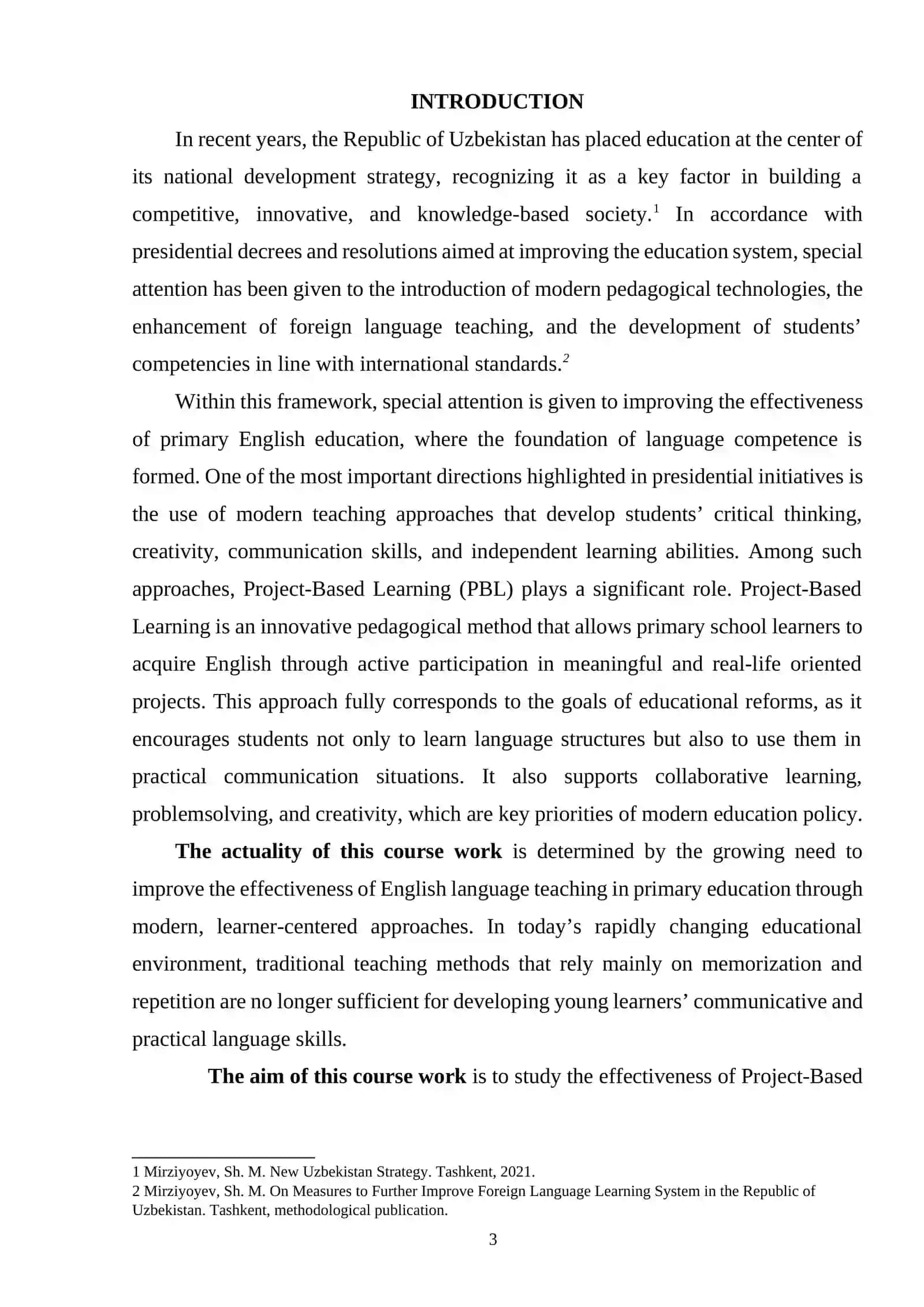 Project-Based Learning in Primary English Education 2
