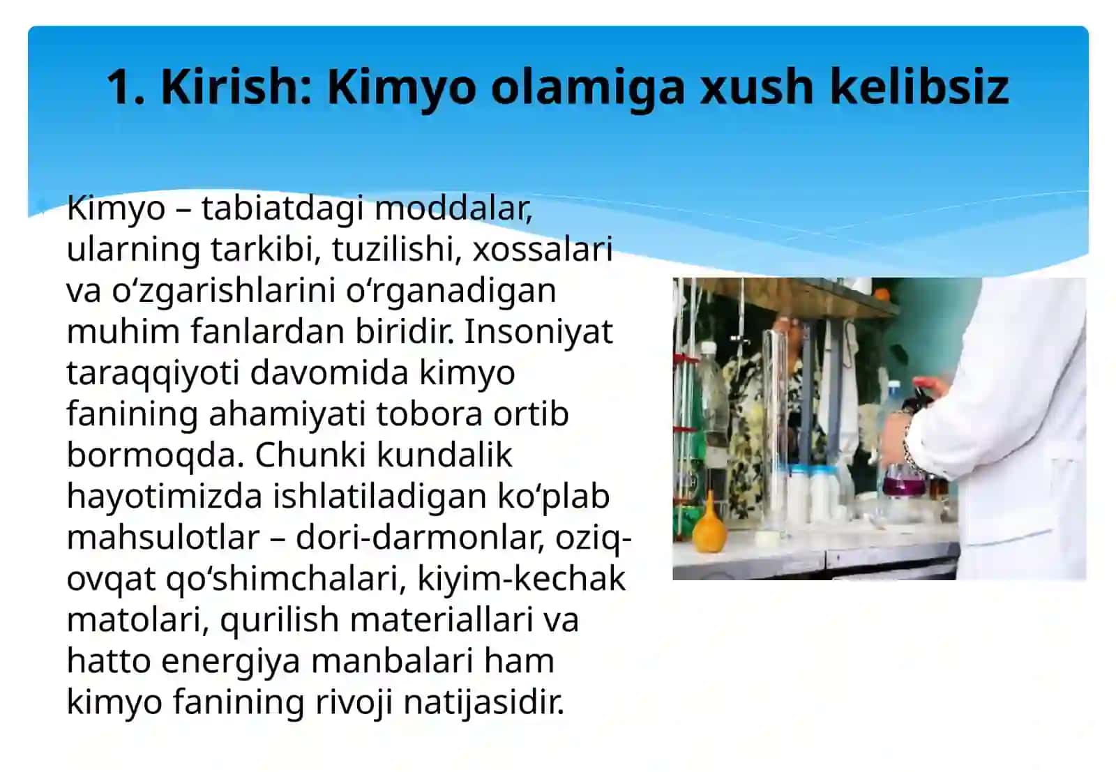 Kimyo—hayot va kelajak poydevori 2