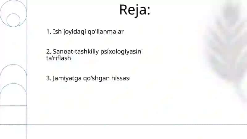 Mehnat psixologiyasi fanining vazifasi va ahamiyati 2