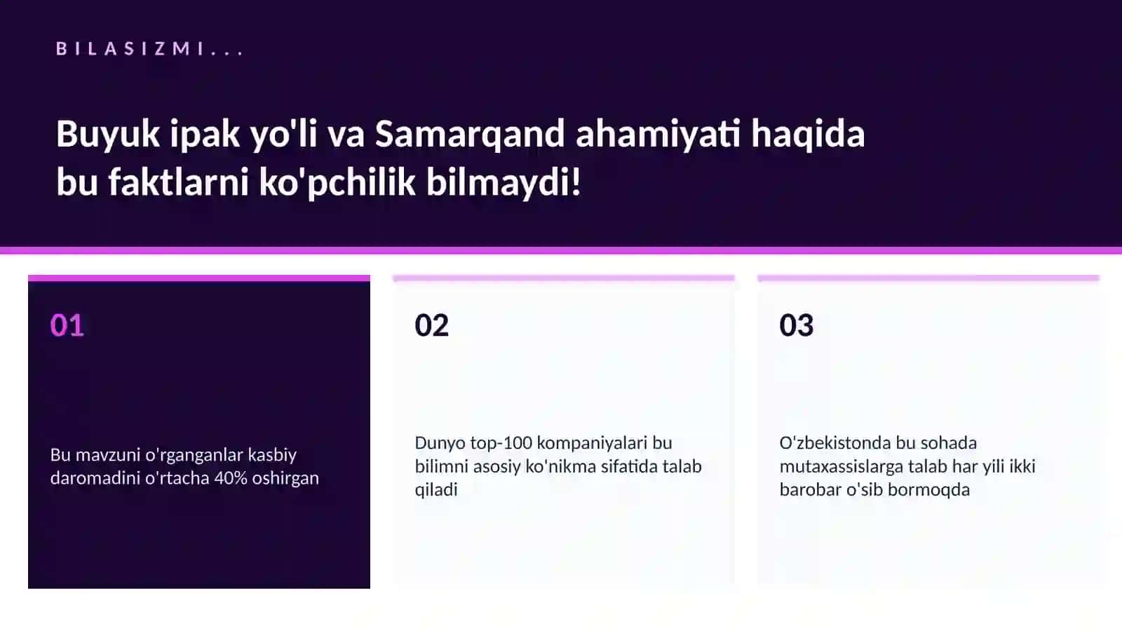Buyuk ipak yo'li va Samarqand ahamiyati 2