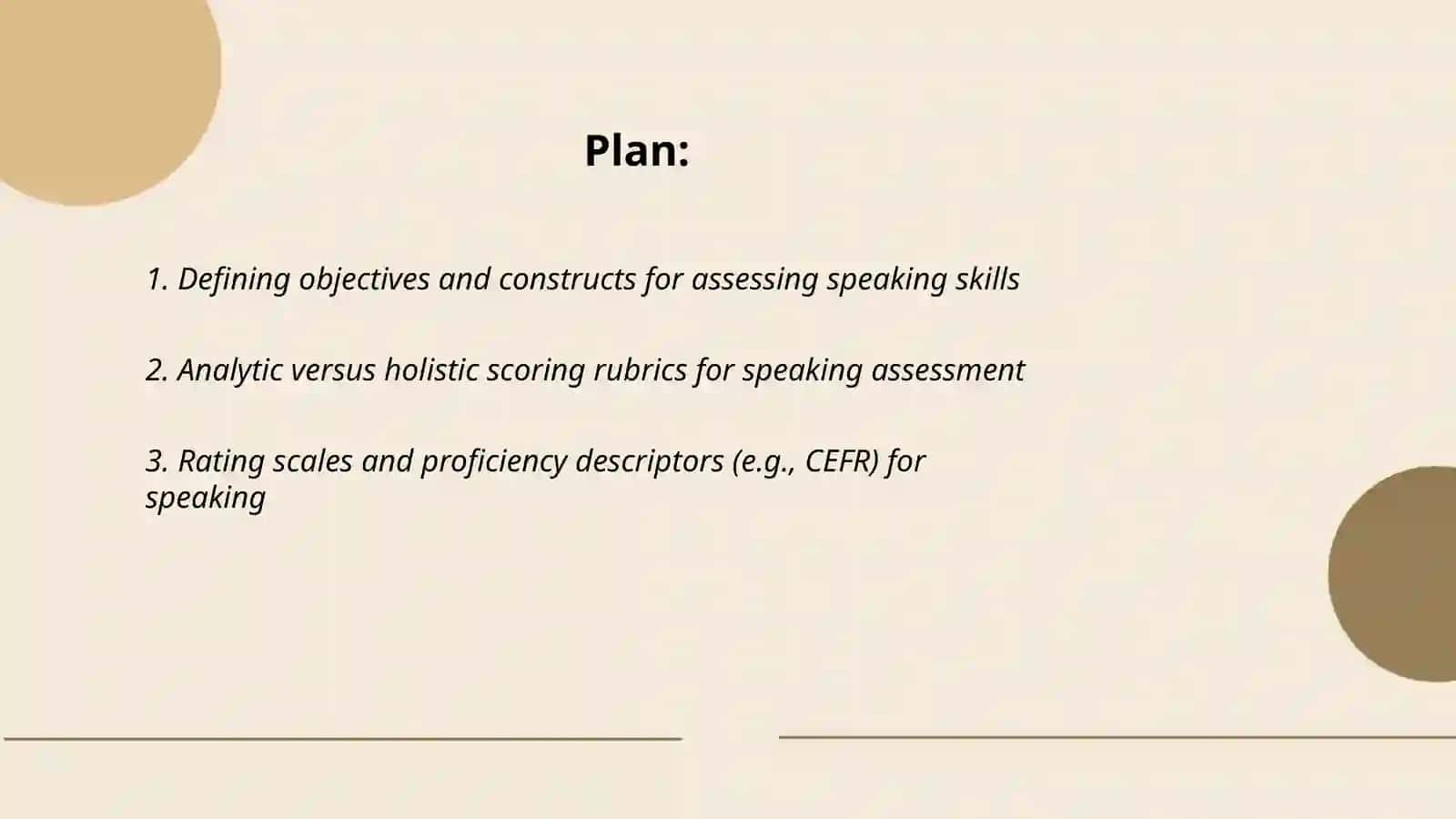 Assessing speaking skills 2