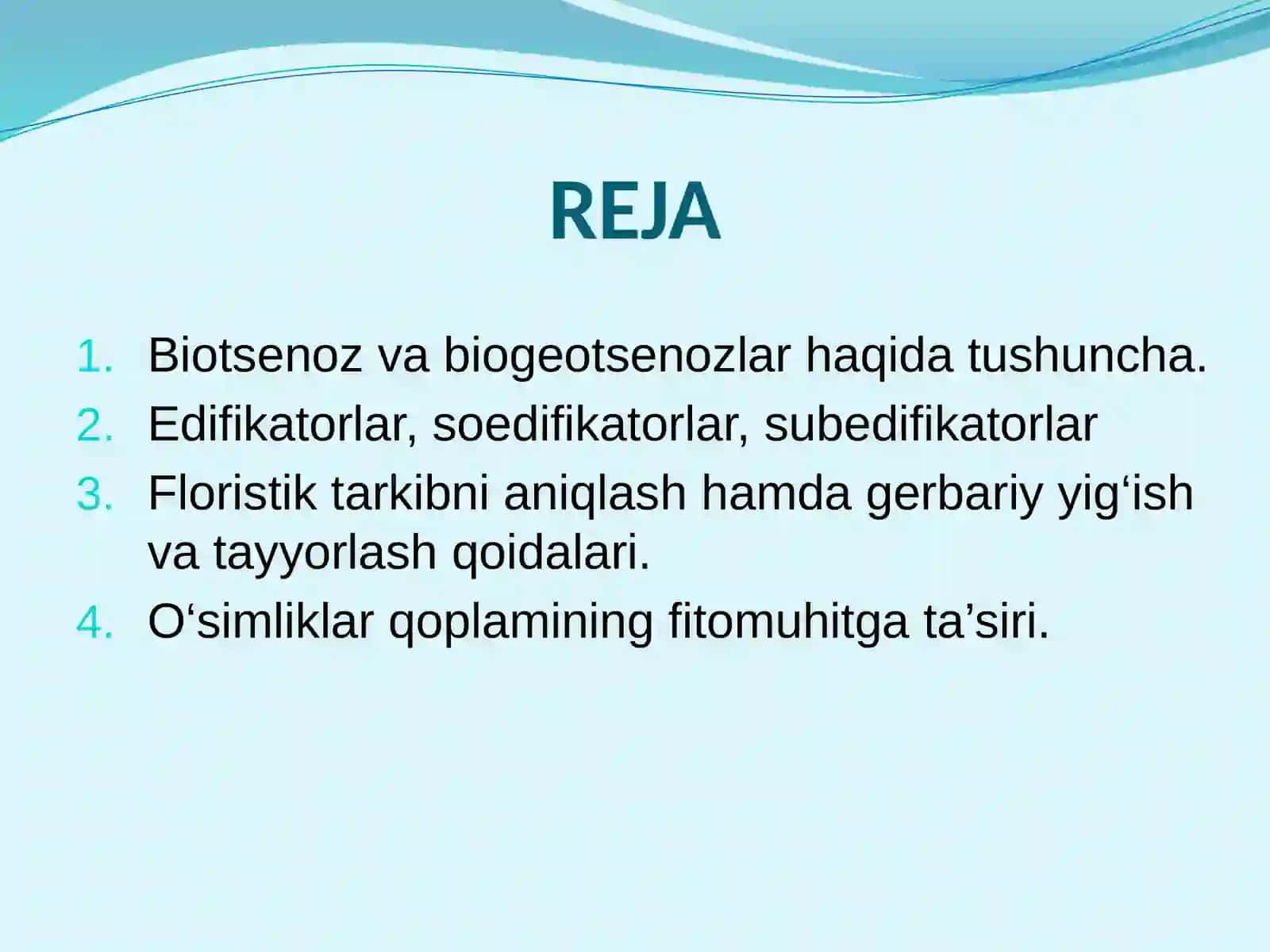 Biogeotsenoz va biogeotsenozlar 2