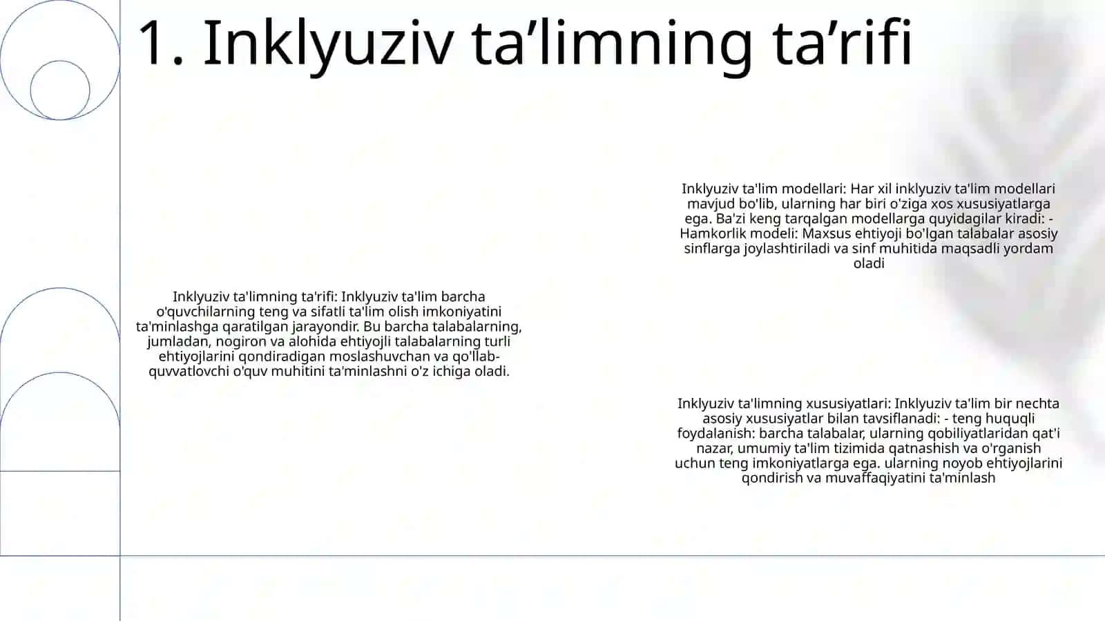 Inklyuziv Talim Modellari Tahlili Va Xususiyatlari 2