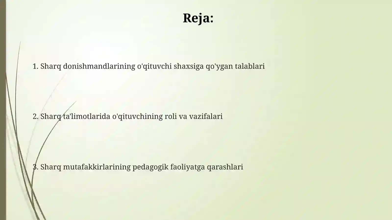 Oʻqituvchining kasbiy pedagogik faoliyatiga oid sharq mutafakkirlarining qarashlari 2