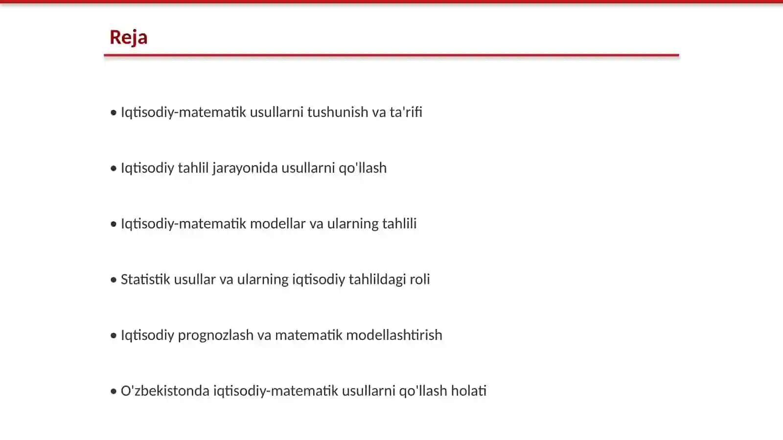 Iqtisodiy tahlilda iqtisodiy-matematik usullarni qoʻllashning zaruriyati 2