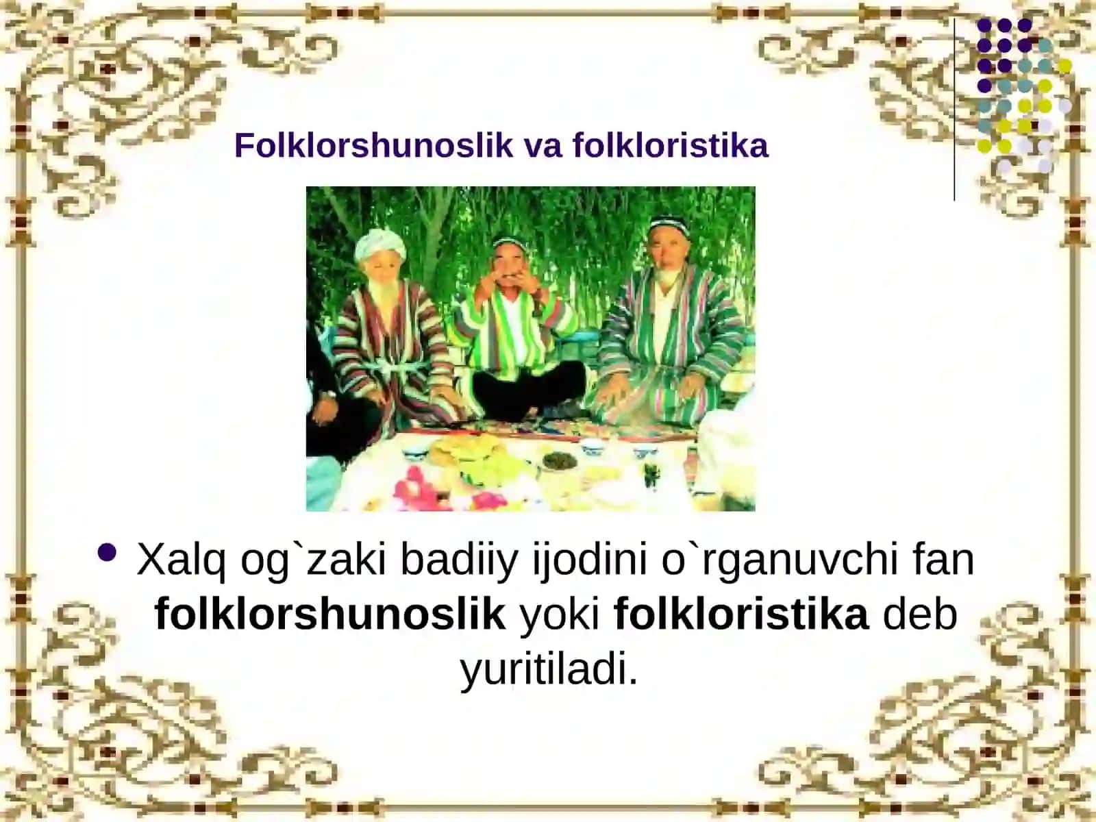 oʻzbek folklorshunosligining rivoji 2
