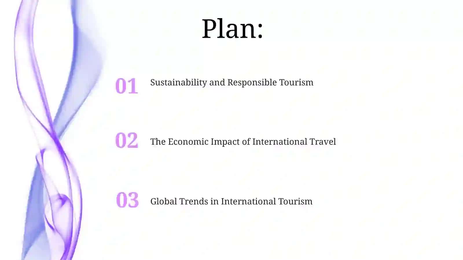 Global Trends in International Tourism 2