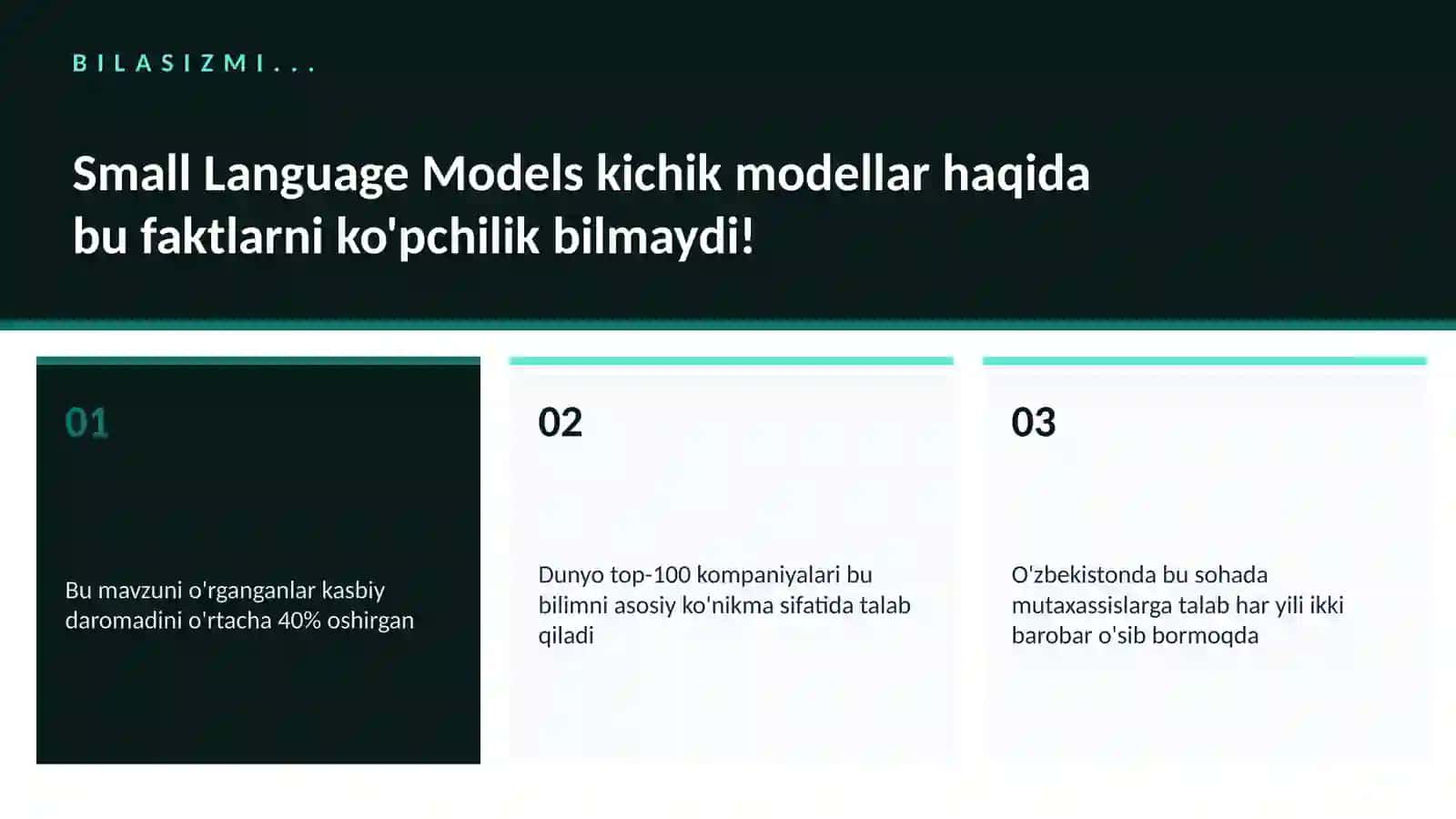 Small Language Models kichik modellar 2