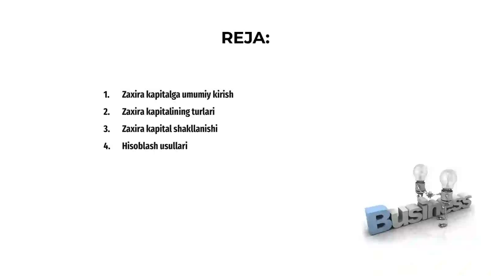 Zaxira kapital hisobi 2